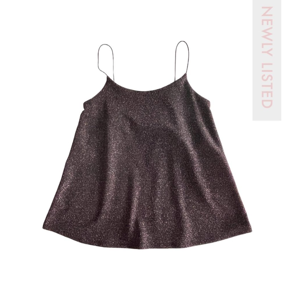 ✧ Pink glitter cami